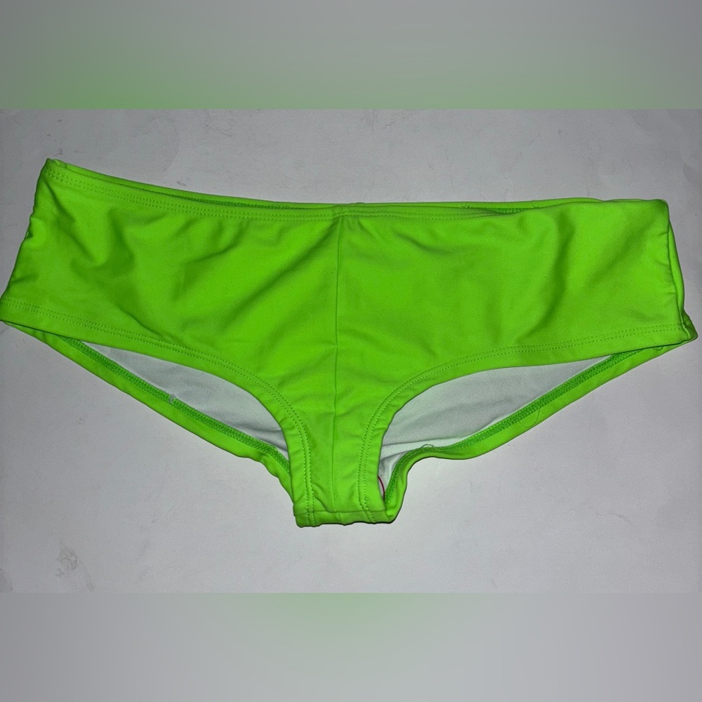 Women L Moderate Cheeky Bikini Swim Bottom Vacation Tropical Beach Pool